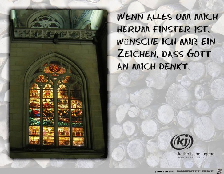 Wenn alles um mich herum finster ist... Wenn alles um mich herum finster ist...