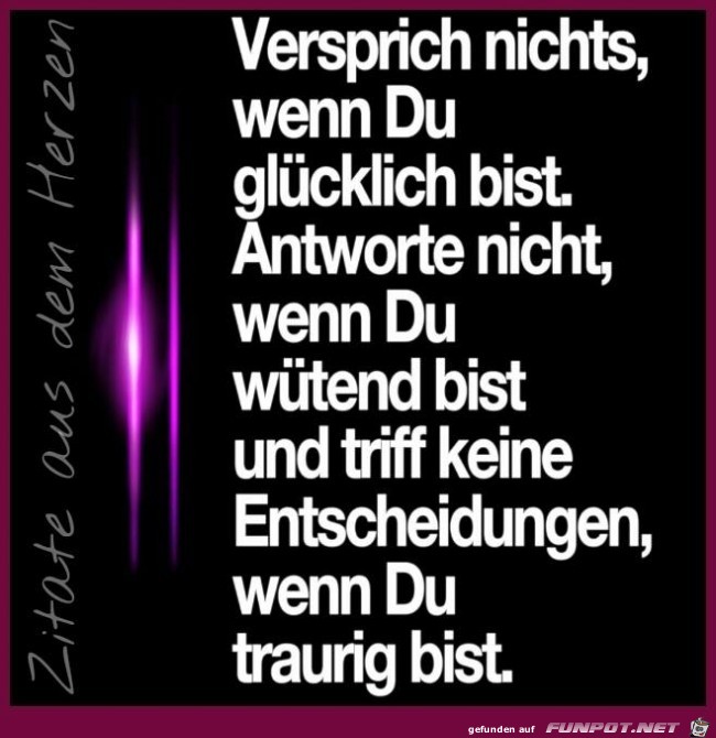 versprich nichts 