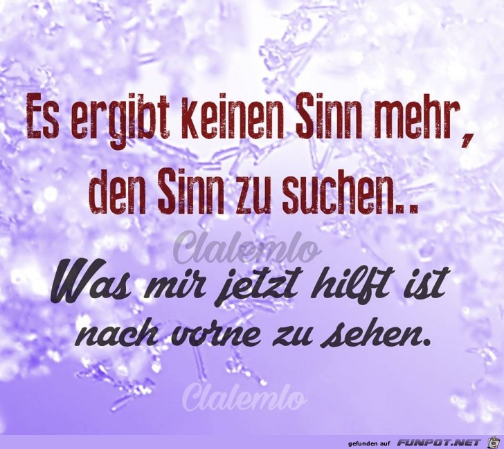 Nach vorne sehen