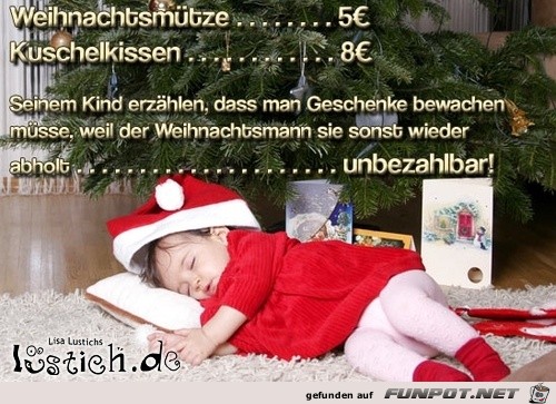 Weihnachten unbezahlbar