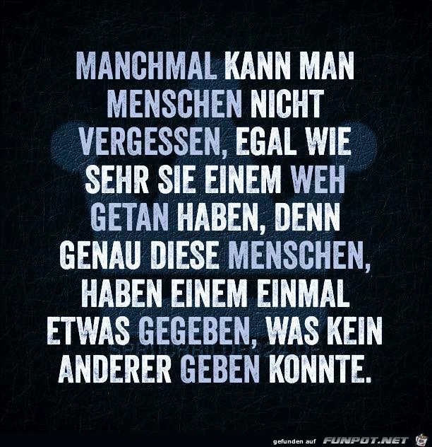 Manchmal 