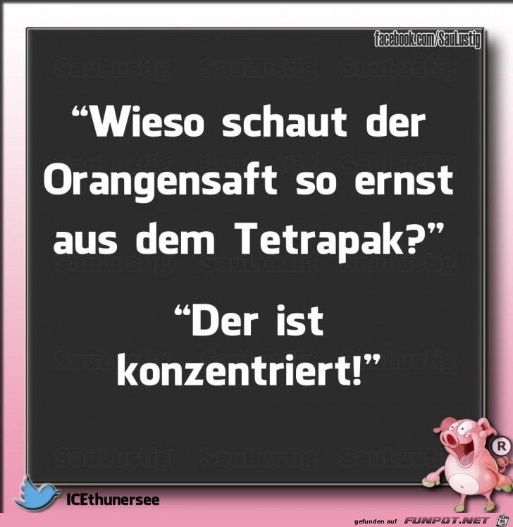 Wieso schaut der Osaft so