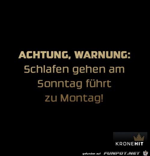 Achtung -Warnung