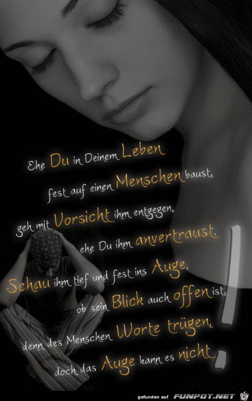 ehe du in deinem leben fest auf einen menschen baust ehe du in deinem leben fest auf einen menschen baust
