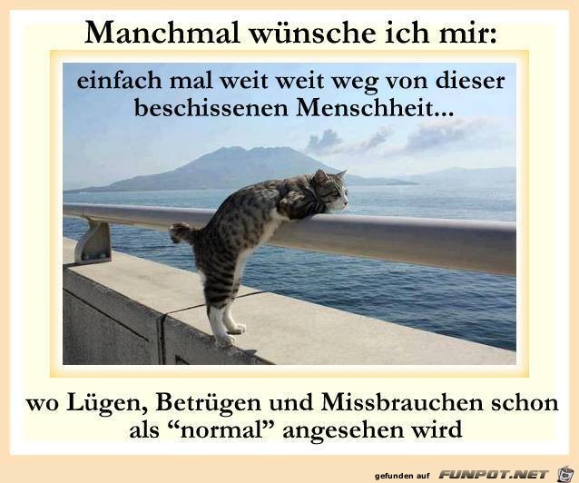 Manchmal wuensche ich mir