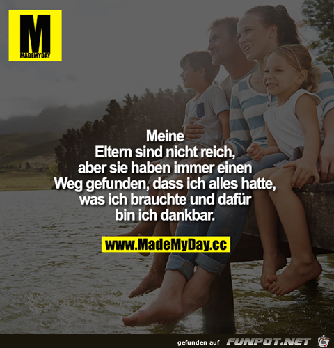 Meine Eltern sind nicht reich