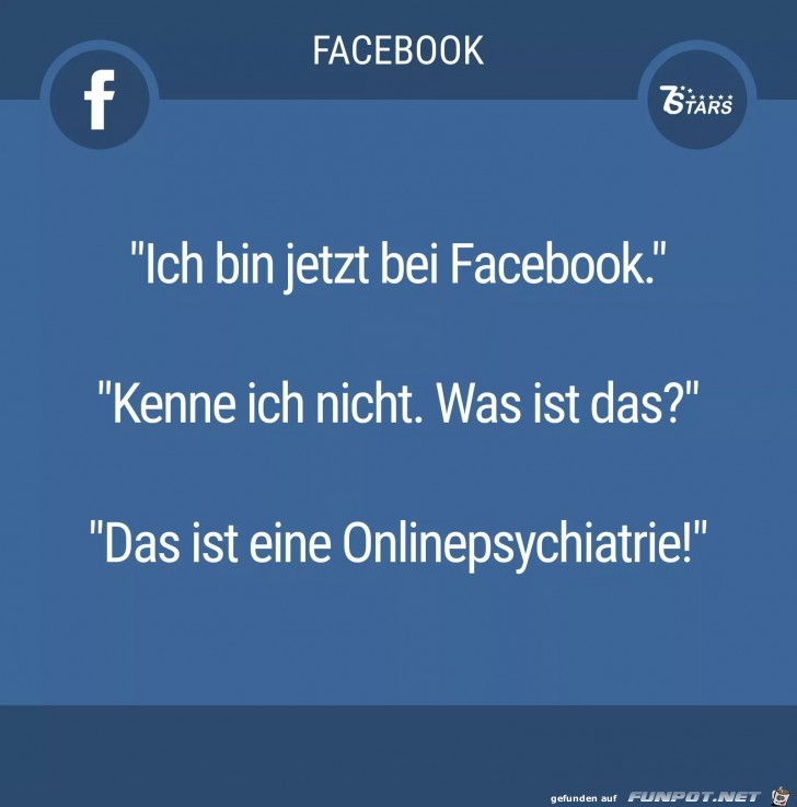 ich bin jetzt bei Facebook