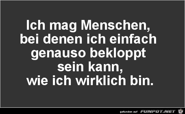 ich mag Menschen ich mag Menschen