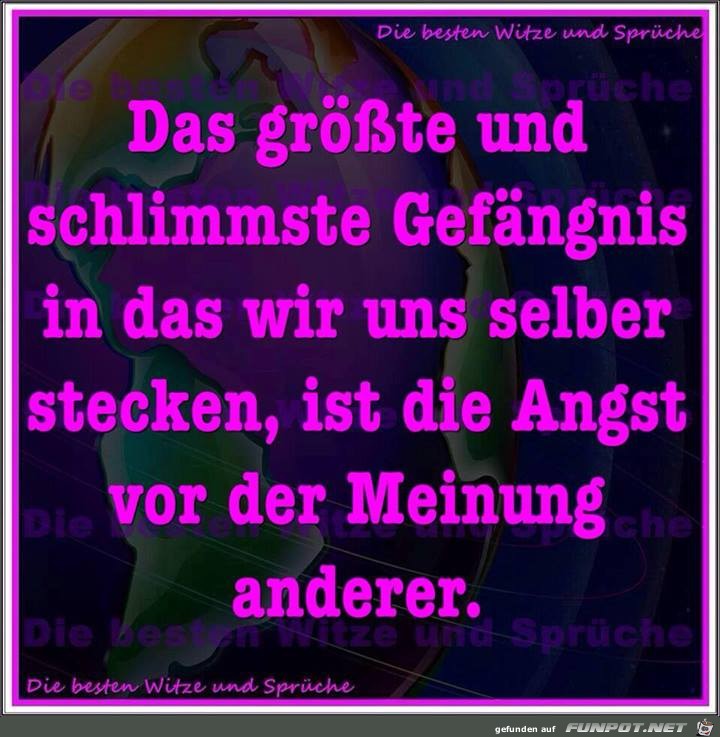 Meinung anderer Meinung anderer