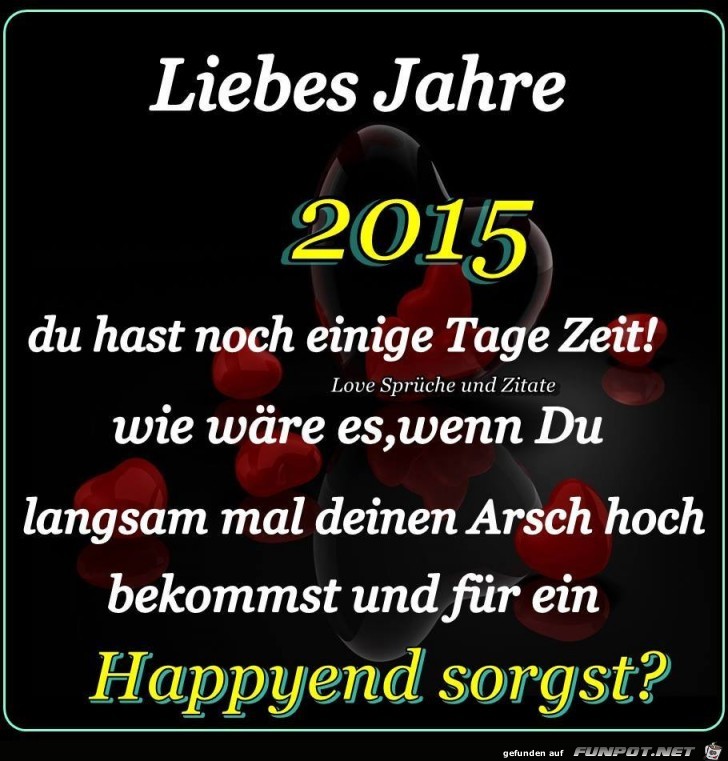 Liebes Jahr 2015