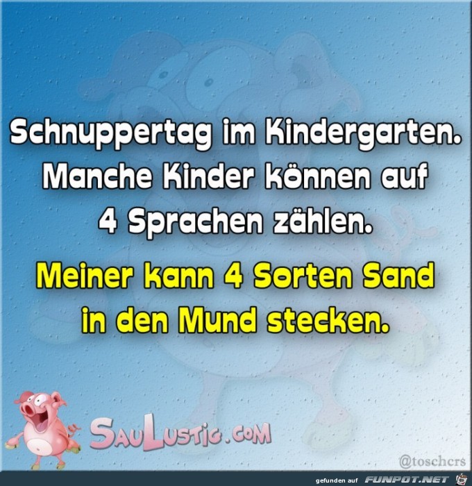 Schnuppertag im Kindergarten