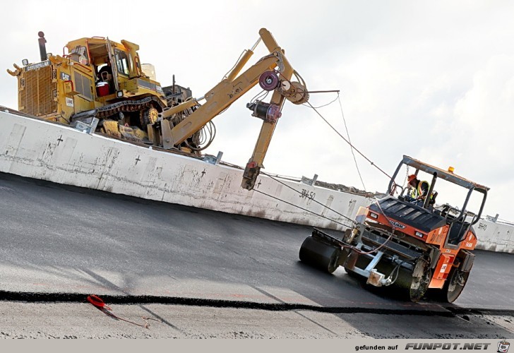 DAYTONA SPEEDWAY PFLASTERN - ein Schwerkraft-Problem