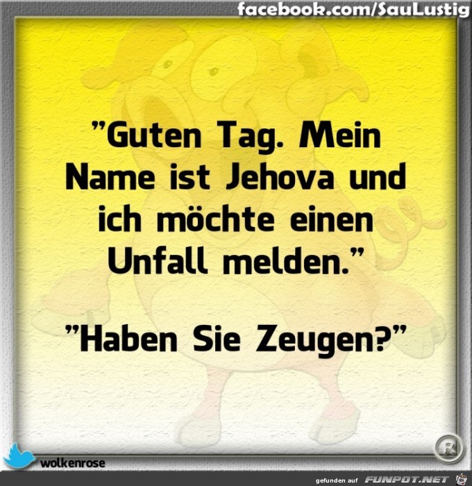 Ich moechte einen Unfall melden Ich moechte einen Unfall melden