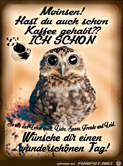 Hast du auch schon Kaffee gehabt