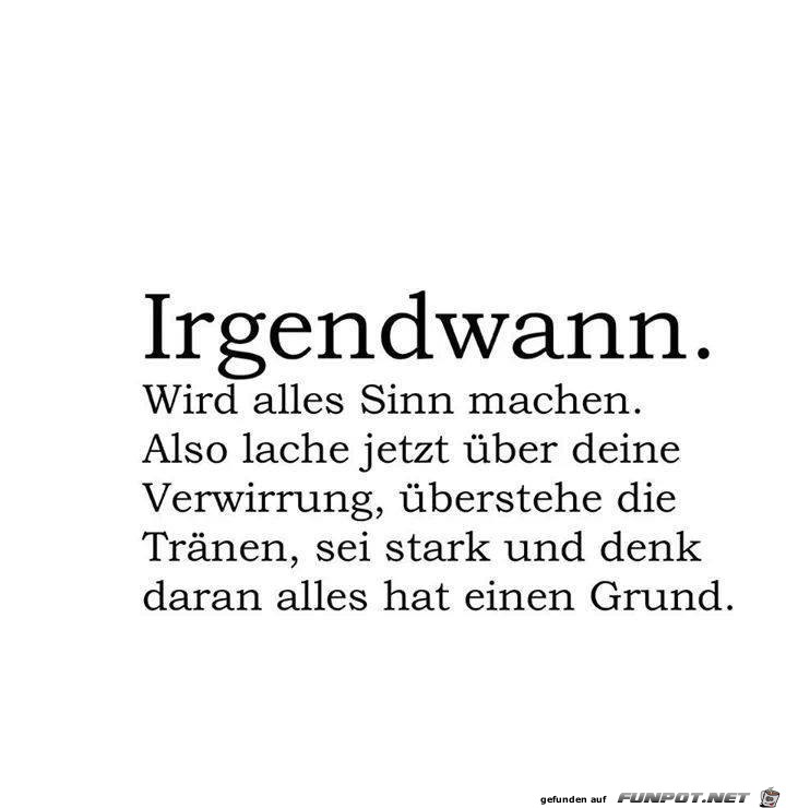 Irgendwann