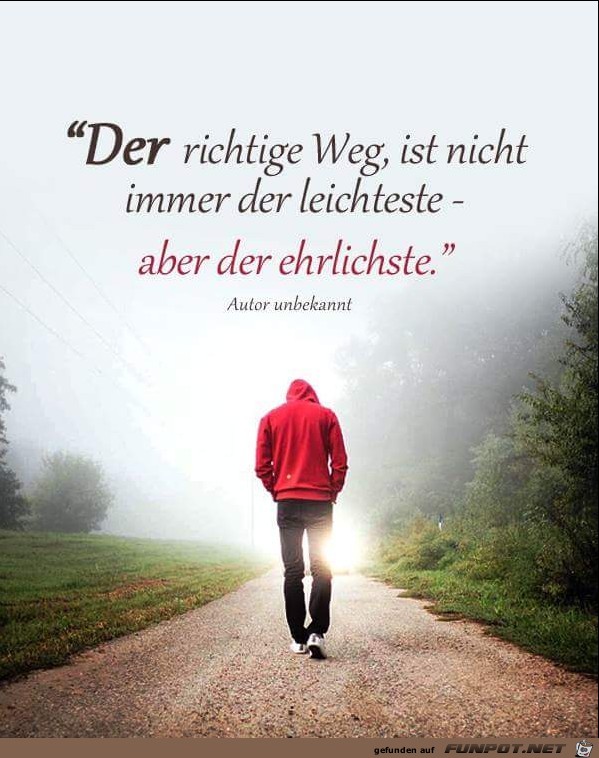 der richtige weg