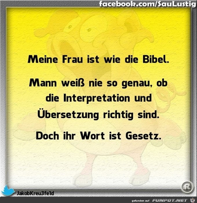 wie die Bibel wie die Bibel