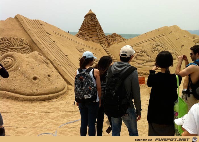 Sand Skulptur von Vancouver