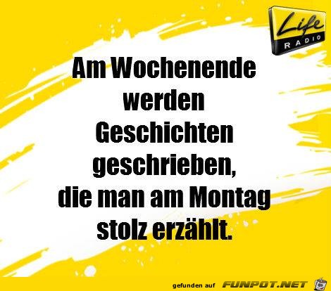 Am Wochenende Am Wochenende