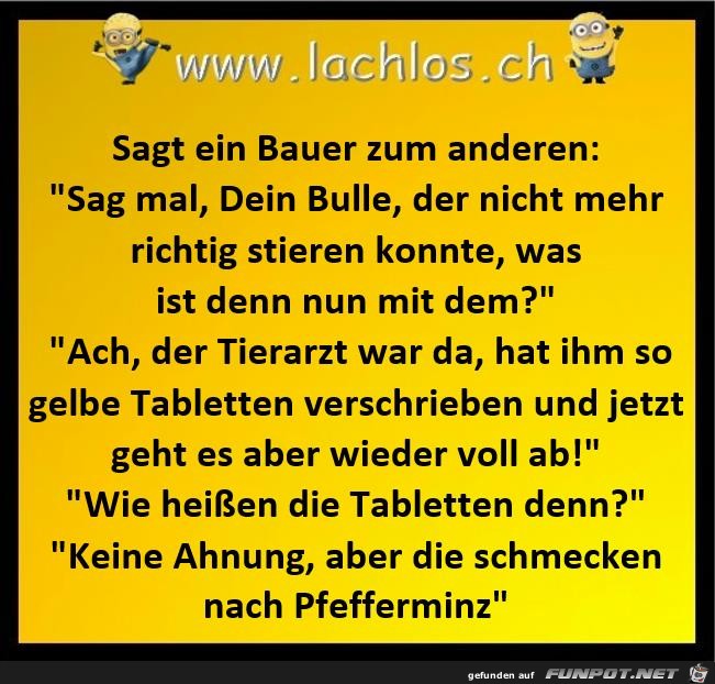 sagt ein Bauer