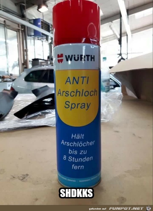 Anti Arschloch Spray
