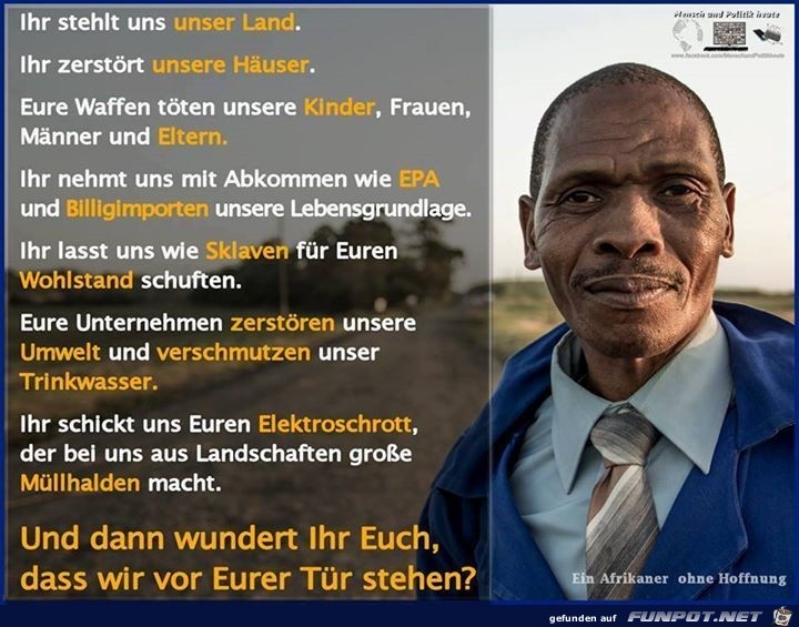 ihr stehlt unser land