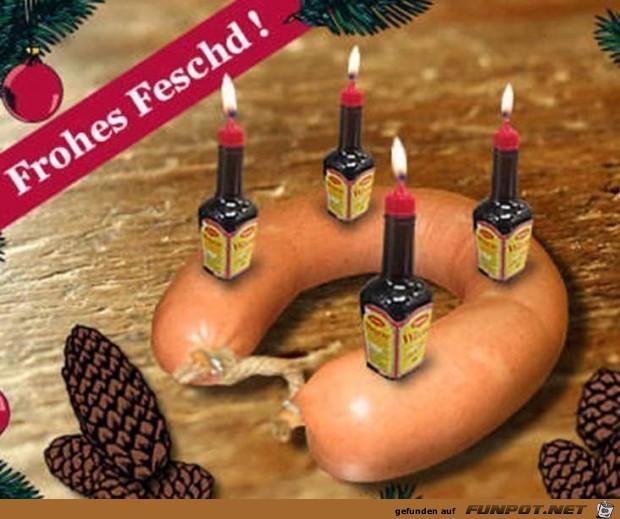 Adventskranz der Saarländer Metzger Adventskranz der Saarländer Metzger