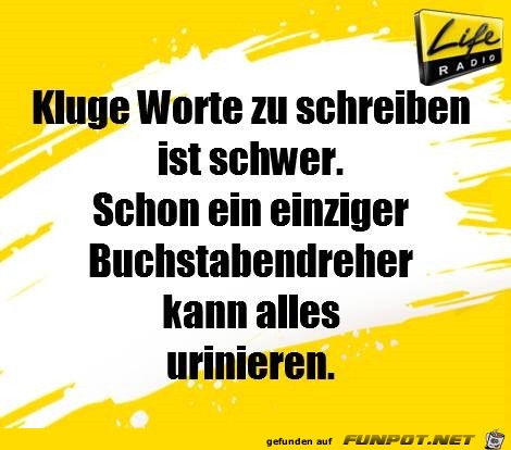 kluge Worte