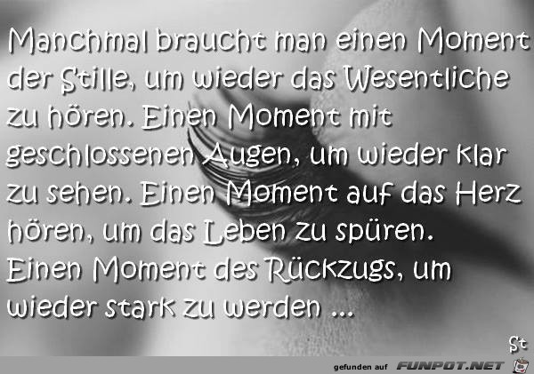 Manchmal braucht man... Manchmal braucht man...
