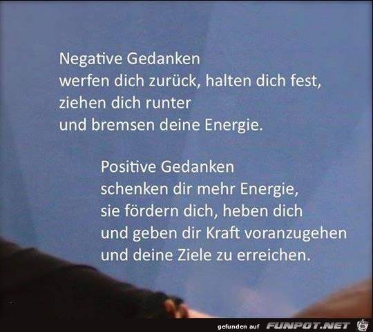 Negative Gedanken