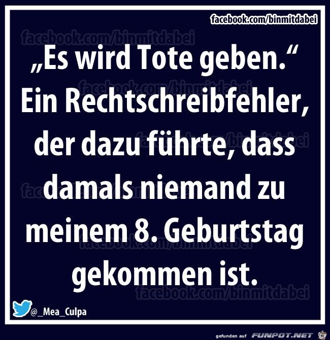 Rechtschreibfehler