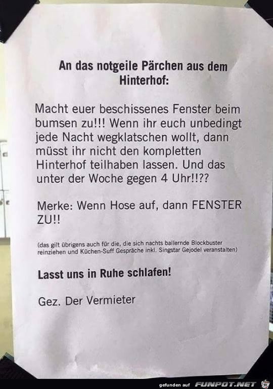 an das notgeile Paerchen