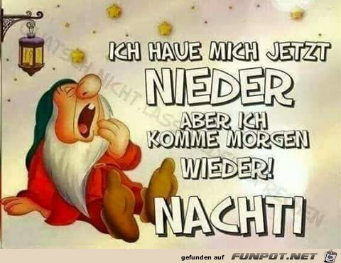 Ich haue mich NIEDER Ich haue mich NIEDER