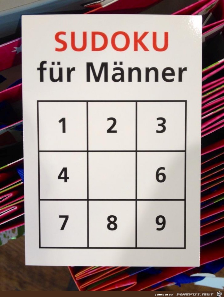 sudoku fuer maenner