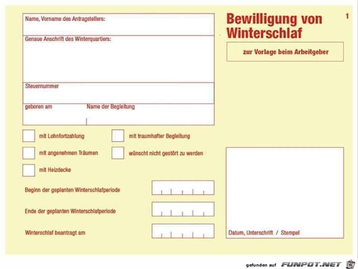 Winterschlaf Winterschlaf