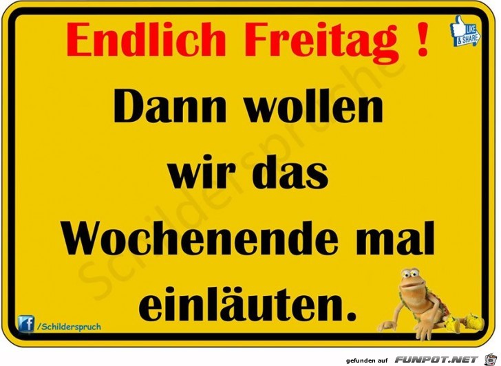 Endlich Freitag