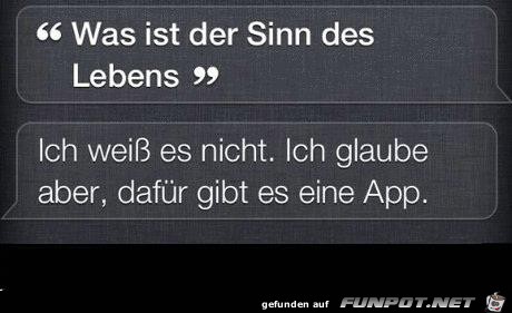 Der Sinn des Lebens Der Sinn des Lebens