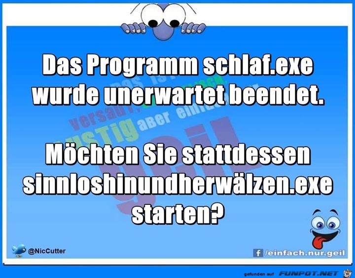 unerwartet