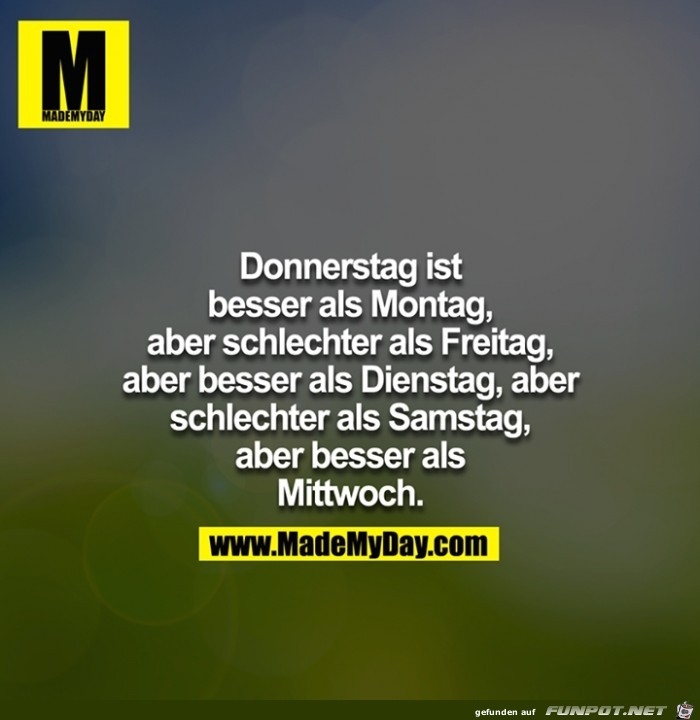 Donnerstag Donnerstag