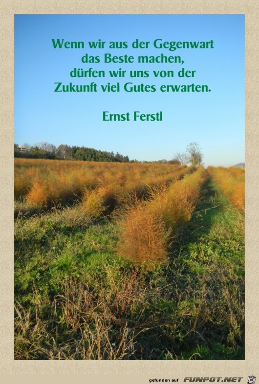 Wenn wir aus der Gegenwart Wenn wir aus der Gegenwart