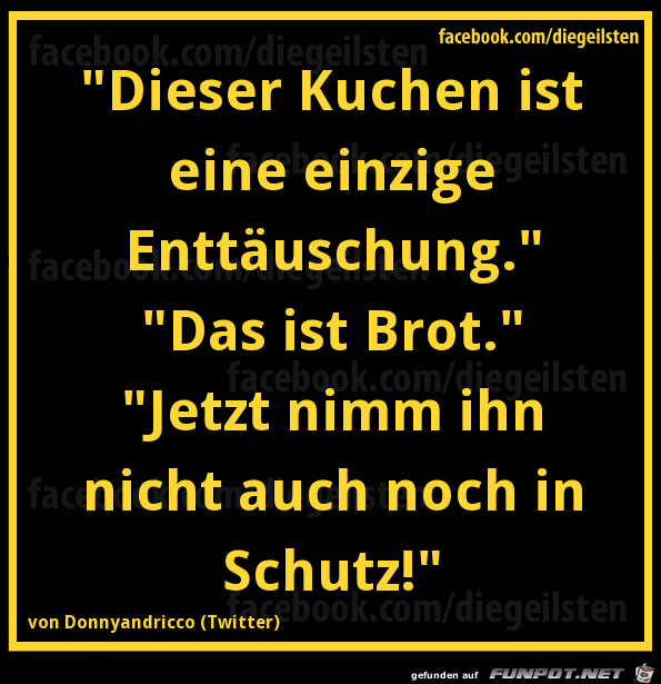 Enttuschung