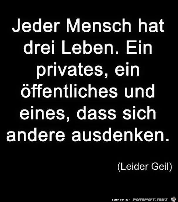 drei leben drei leben