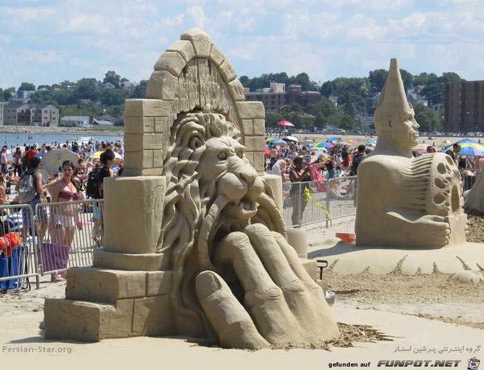 Sand Skulptur von Vancouver