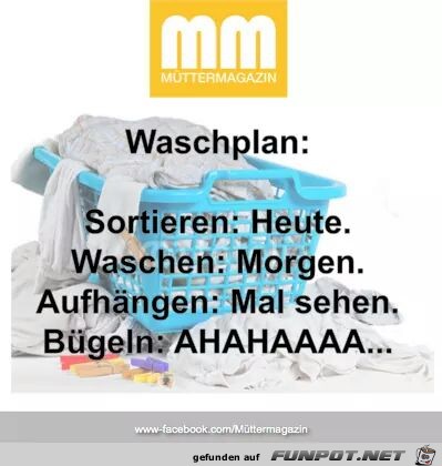 waschplan