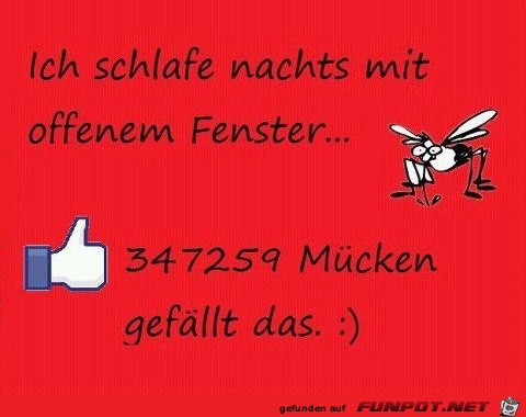 Facebook-Buttom für Mücken Facebook-Buttom für Mücken