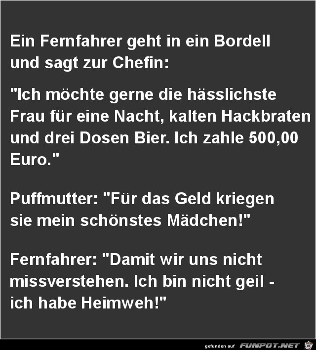 Fernfahrer im Bordell Fernfahrer im Bordell