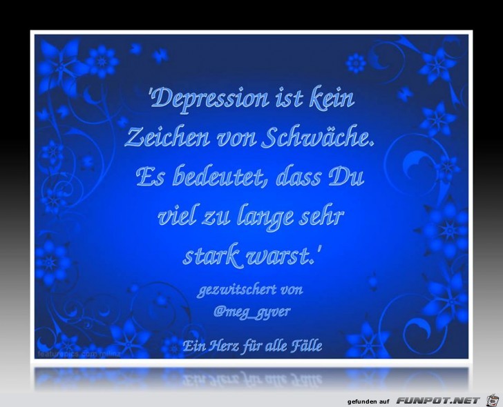 Depression ist kein