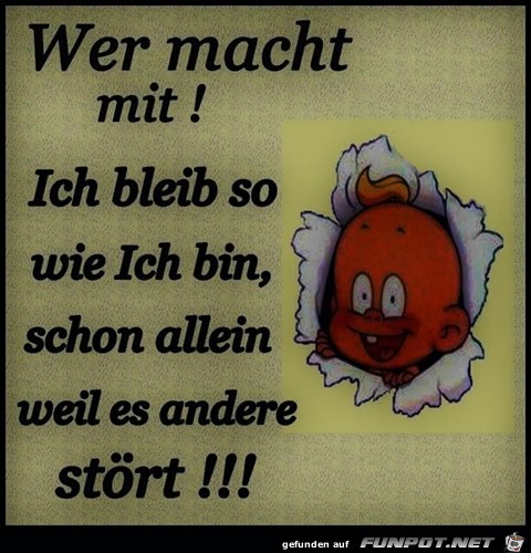 Wer macht mit