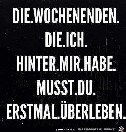 Wochenende Wochenende