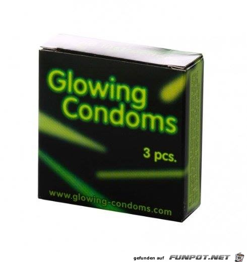glowing condoms